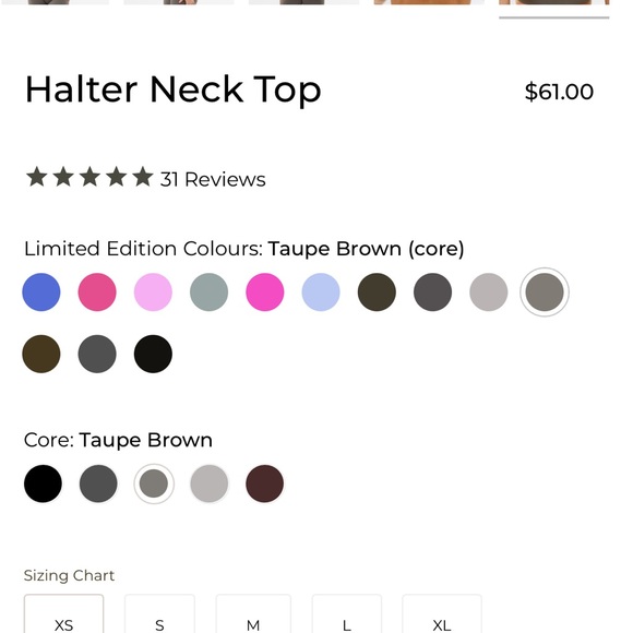 Lazuli Label Halter Top - Small - Picture 5 of 7